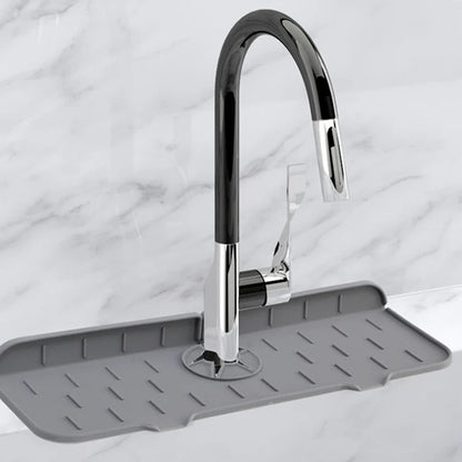 Silicone Faucet Handle Drip Catcher Tray Mat Dish Soap Sponge Holder - The Grand Bazaar of Australia