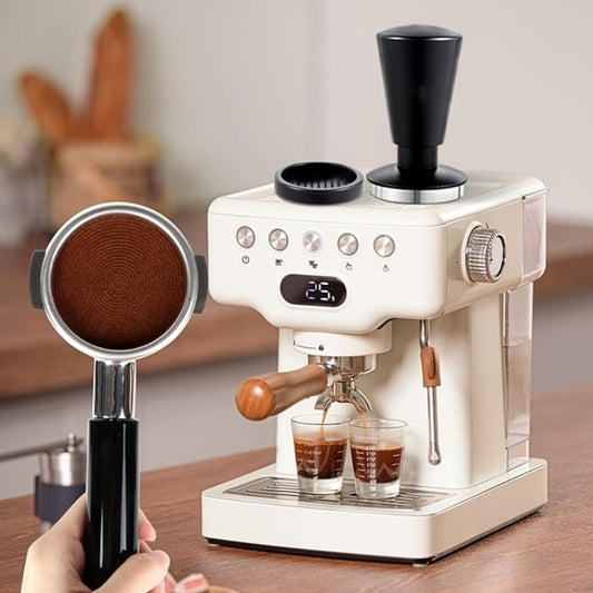 Calibrated Spring Loaded Stainless Steel Espresso Tamper - The Grand Bazaar of Australia