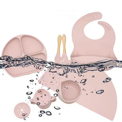6-Piece Silicone Children's Meal Training Set Cutlery - The Grand Bazaar of Australia