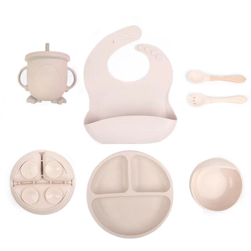 6-Piece Silicone Children's Meal Training Set Cutlery - The Grand Bazaar of Australia