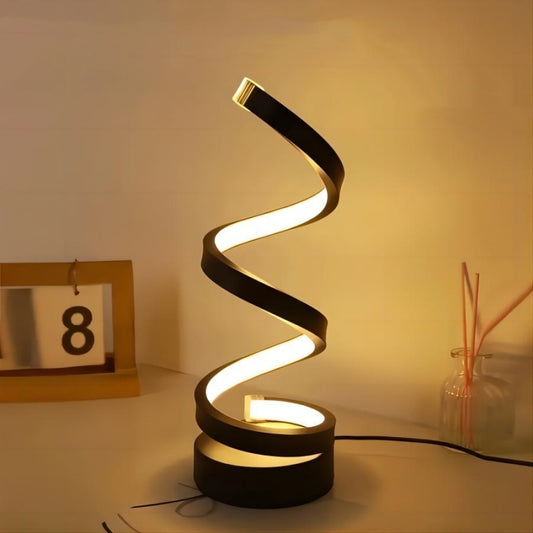 Modern Spiral Dimmable LED Table Lamp - The Grand Bazaar of Australia