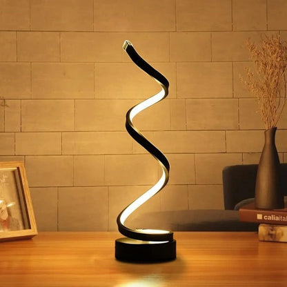 Modern Spiral Dimmable LED Table Lamp - The Grand Bazaar of Australia
