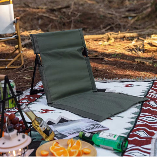 Foldable Camping Chair with Backrest Cushion - The Grand Bazaar of Australia