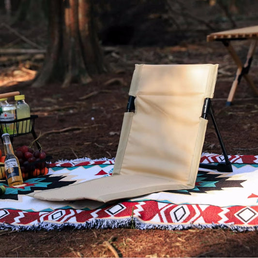 Foldable Camping Chair with Backrest Cushion - The Grand Bazaar of Australia