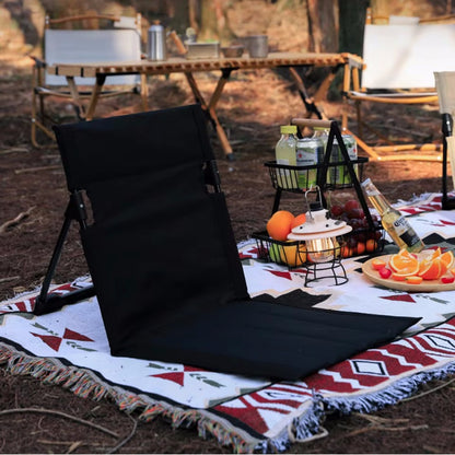 Foldable Camping Chair with Backrest Cushion - The Grand Bazaar of Australia