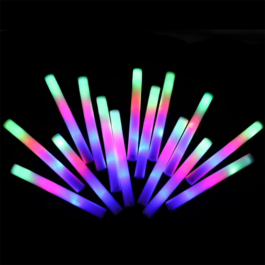 8/10/15/20pcs Colorful LED Glow Foam Sticks - The Grand Bazaar of Australia
