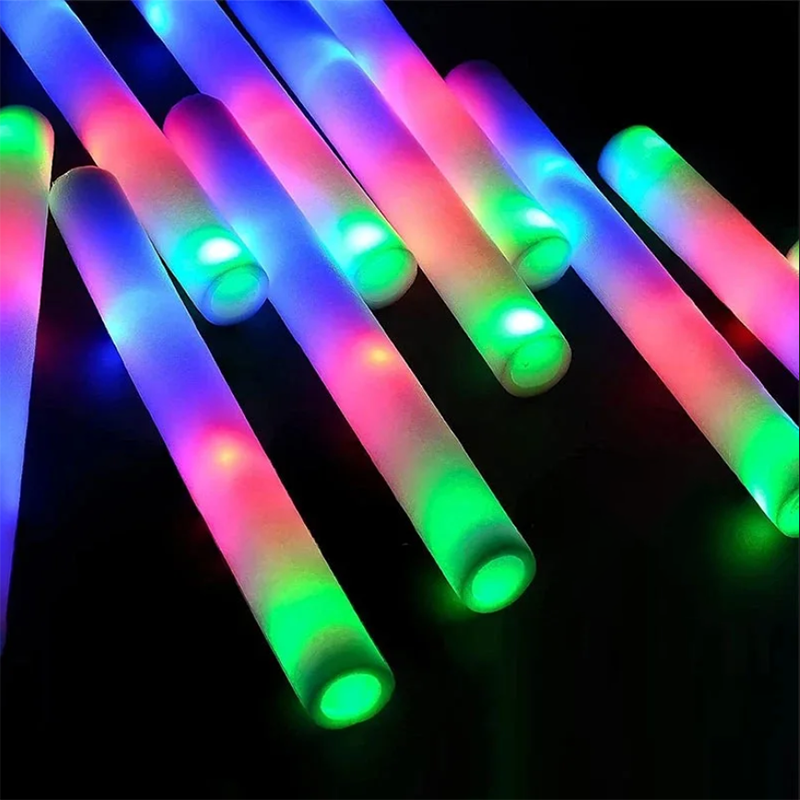 8/10/15/20pcs Colorful LED Glow Foam Sticks - The Grand Bazaar of Australia