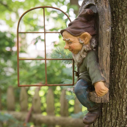 Garden Statue Elf Go Out Tree Hug Porch Decoration - The Grand Bazaar of Australia