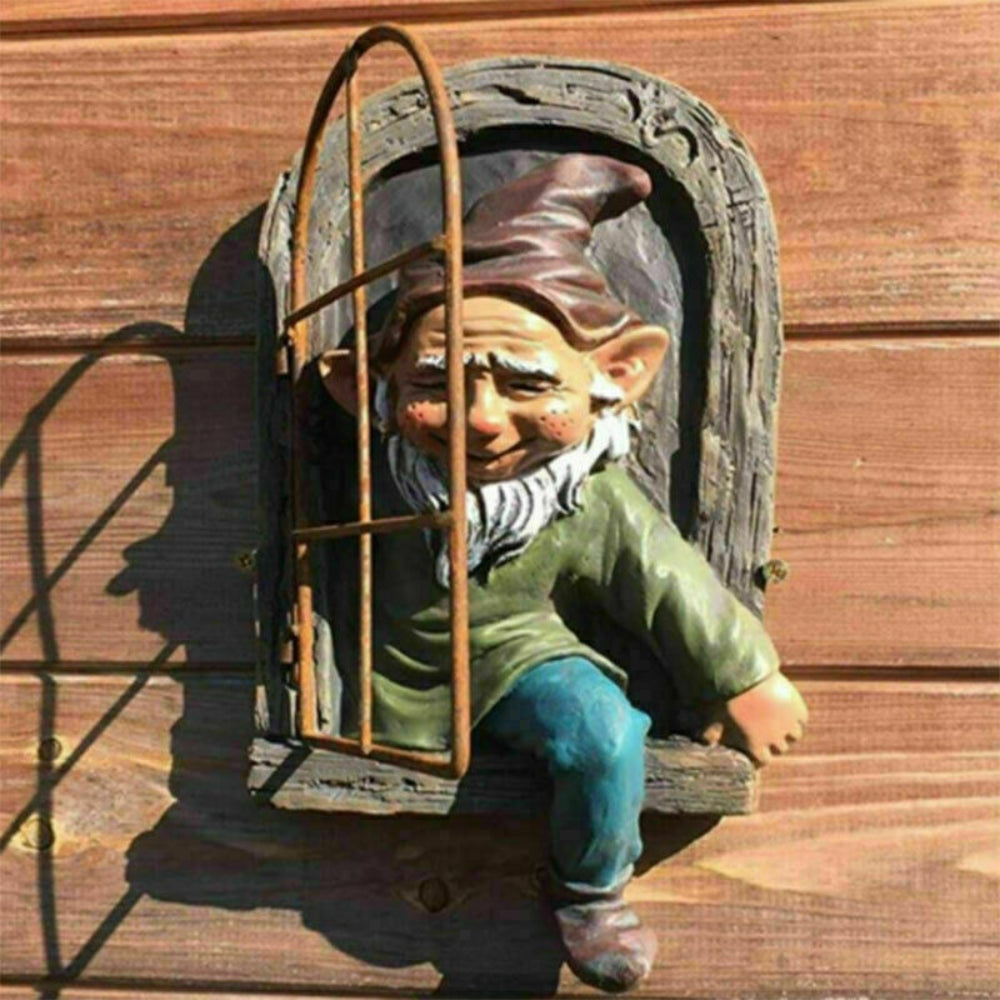 Garden Statue Elf Go Out Tree Hug Porch Decoration - The Grand Bazaar of Australia
