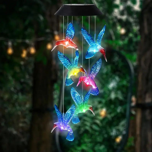 Solar Power Wind Chimes and Pendants for Courtyard and Outdoor - The Grand Bazaar of Australia