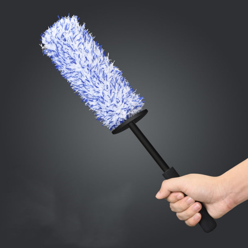 Plush Car Wheel Hub Brush Anti-Slip Plastic Handle - The Grand Bazaar of Australia