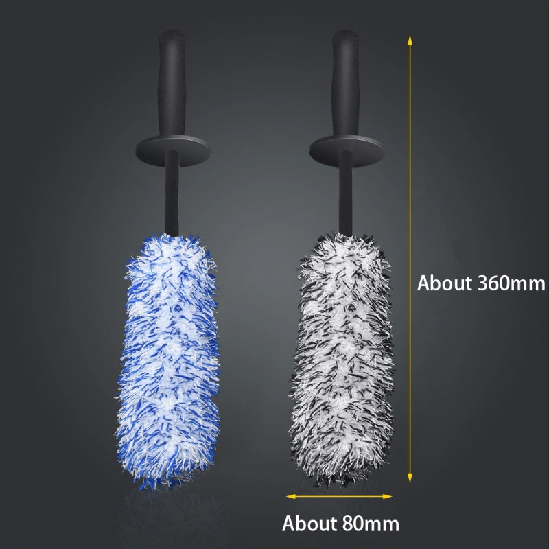 Plush Car Wheel Hub Brush Anti-Slip Plastic Handle - The Grand Bazaar of Australia