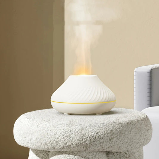Color Flame Volcanic Aroma Diffuser Essential Oil Lamp - The Grand Bazaar of Australia