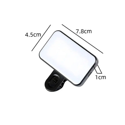 Rechargeable Adjustable Brightness Clip On Mini Selfie Fill Light - The Grand Bazaar of Australia