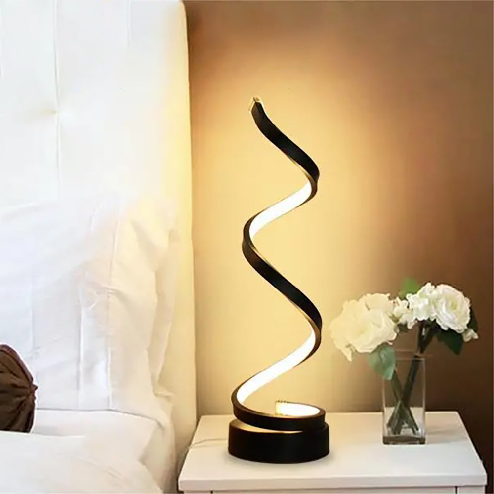 Modern Spiral Dimmable LED Table Lamp - The Grand Bazaar of Australia