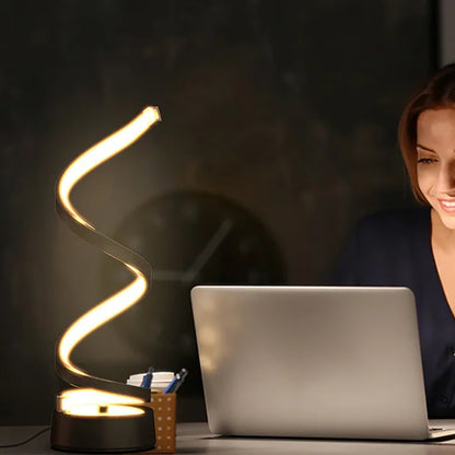 Modern Spiral Dimmable LED Table Lamp - The Grand Bazaar of Australia