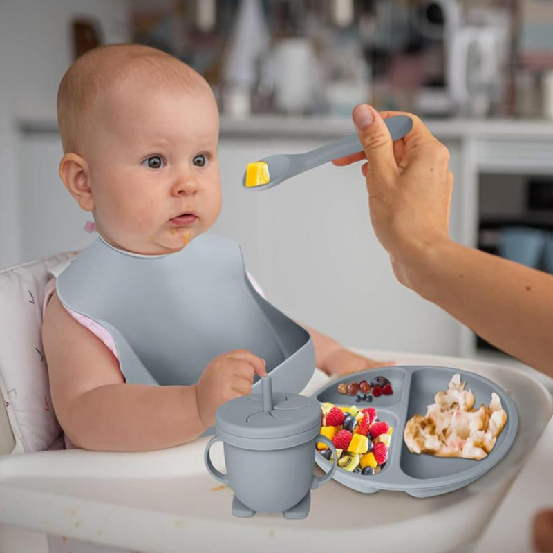 6-Piece Silicone Children's Meal Training Set Cutlery - The Grand Bazaar of Australia
