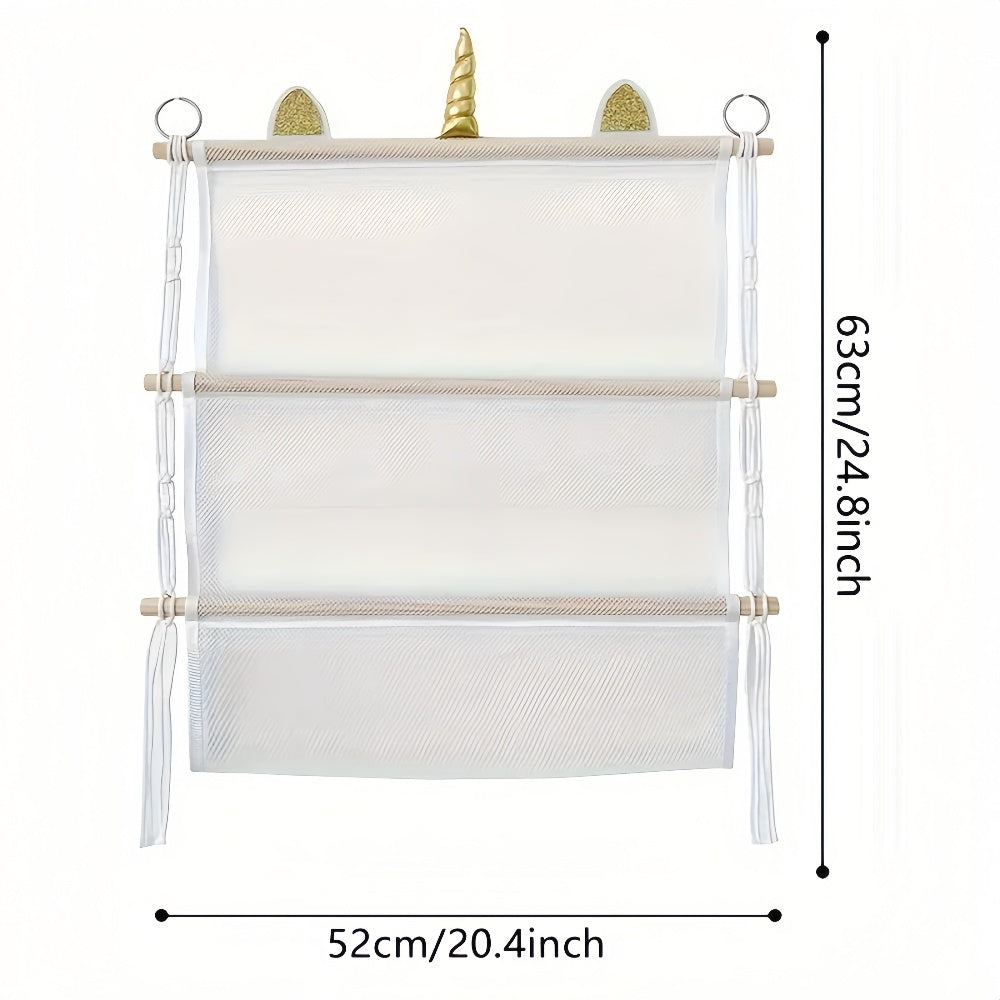 Bohemian Wall Hanging Plush Toy Organizer - The Grand Bazaar of Australia
