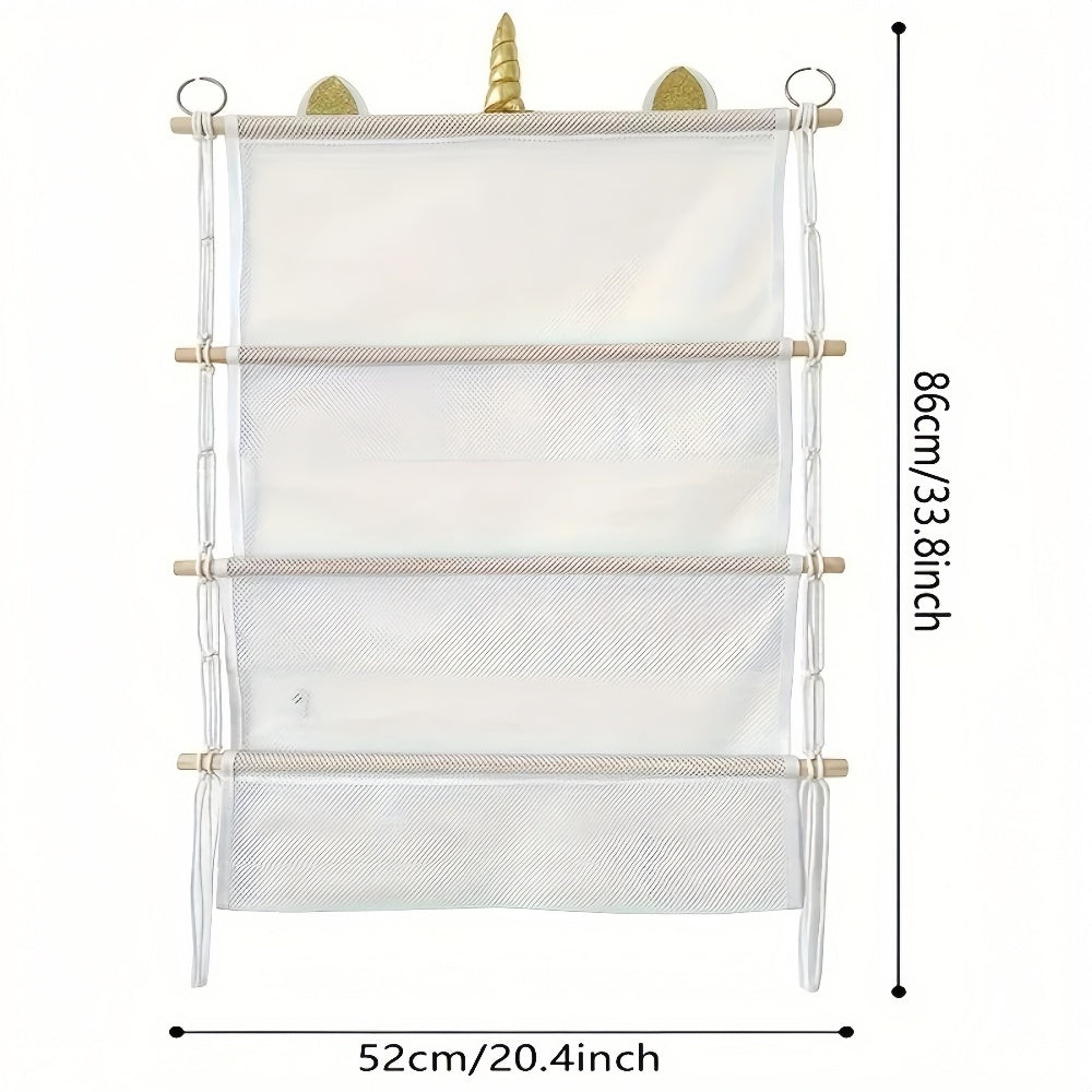 Bohemian Wall Hanging Plush Toy Organizer - The Grand Bazaar of Australia