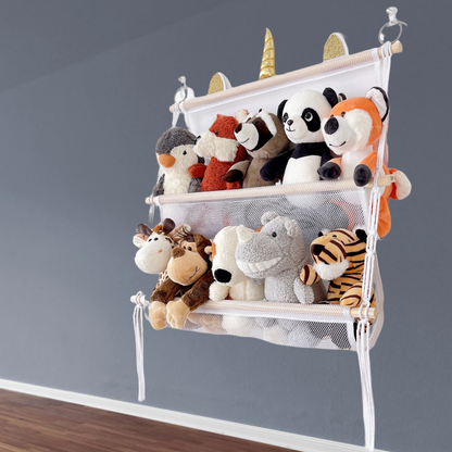 Bohemian Wall Hanging Plush Toy Organizer - The Grand Bazaar of Australia