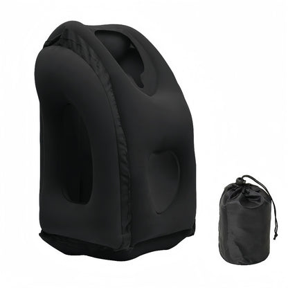 Portable Chin Support Inflatable Travel Neck Pillow Office Nap Rest Support Pillow - The Grand Bazaar of Australia
