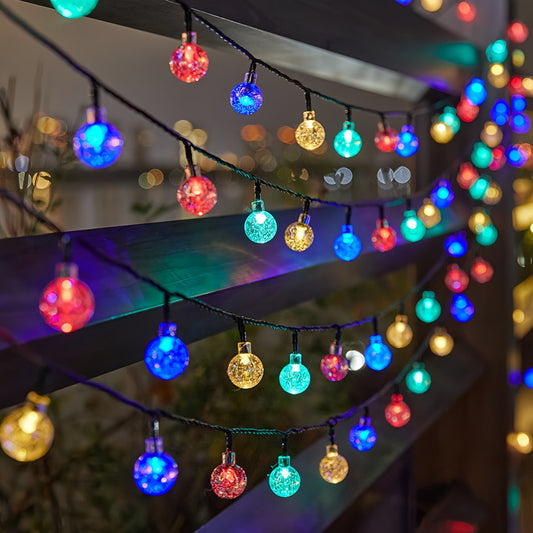 LED Solar Crystal Globe String Lights - The Grand Bazaar of Australia