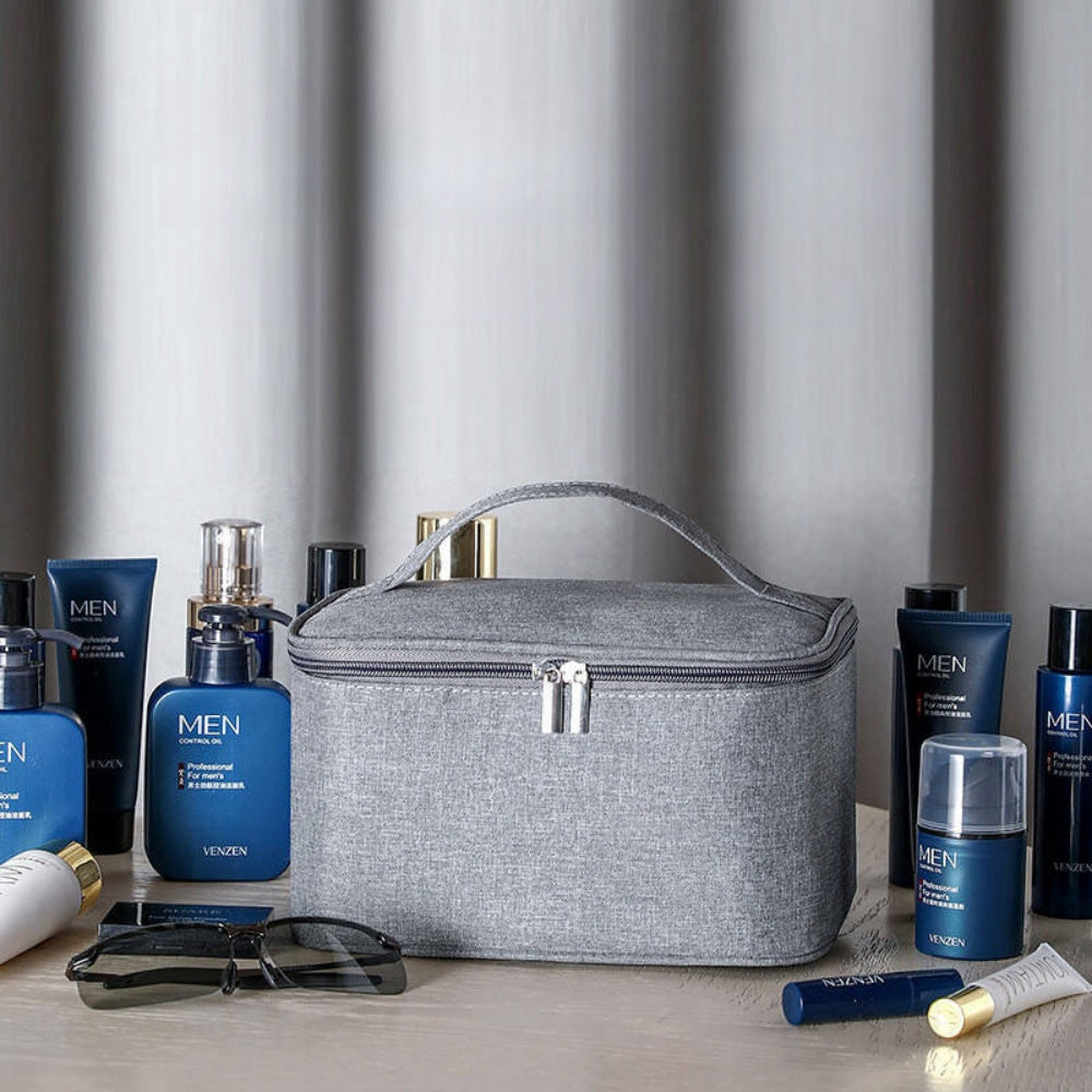 Men's Toiletry Bag Double Layer Large Capacity Cosmetic Handbag - The Grand Bazaar of Australia