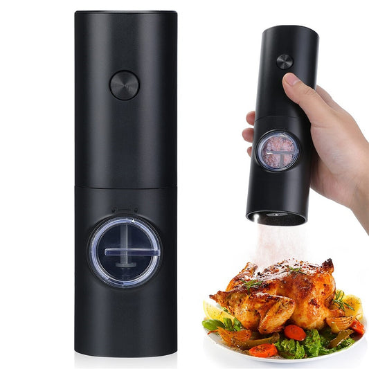 Coarseness Adjustable Refillable Electric Salt And Pepper Grinder - The Grand Bazaar of Australia