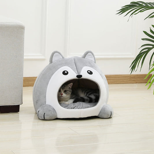 Soft Pet Basket Pet Bed for Cats and Small Dogs - The Grand Bazaar of Australia