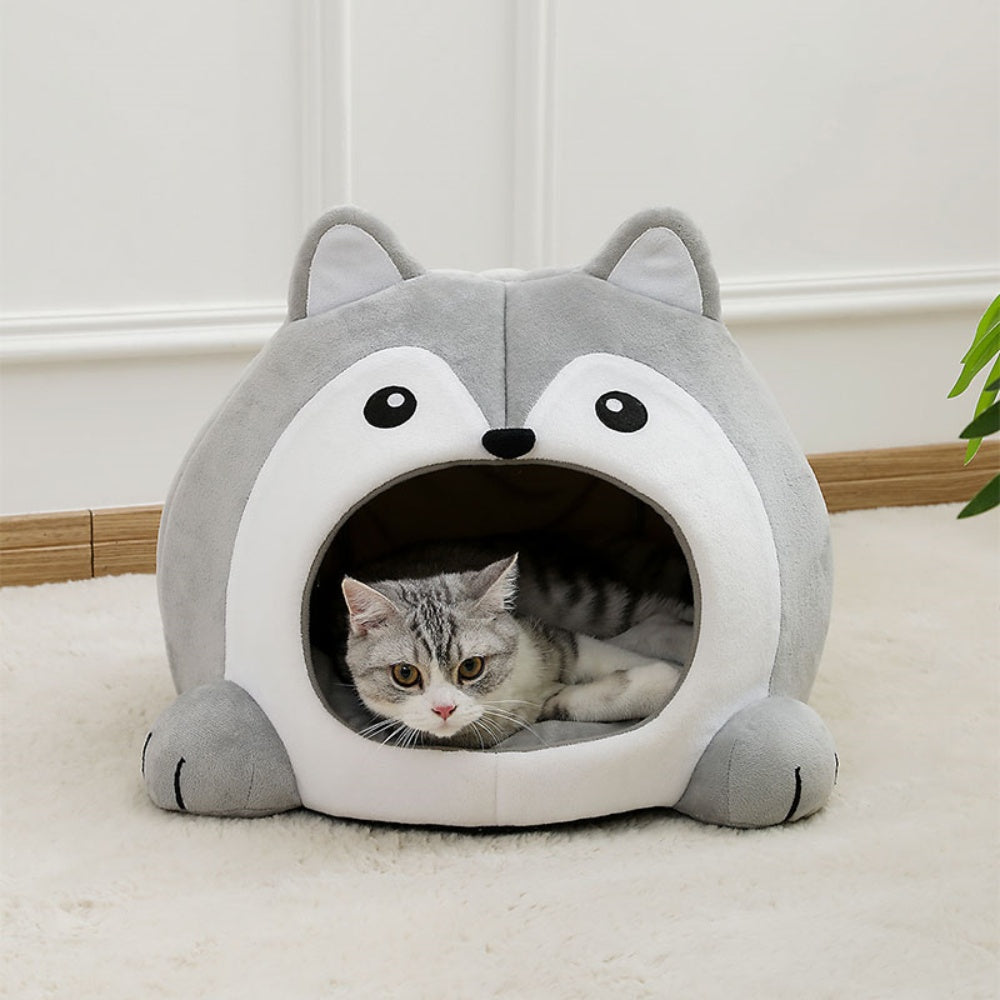 Soft Pet Basket Pet Bed for Cats and Small Dogs - The Grand Bazaar of Australia