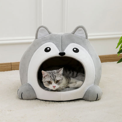 Soft Pet Basket Pet Bed for Cats and Small Dogs - The Grand Bazaar of Australia