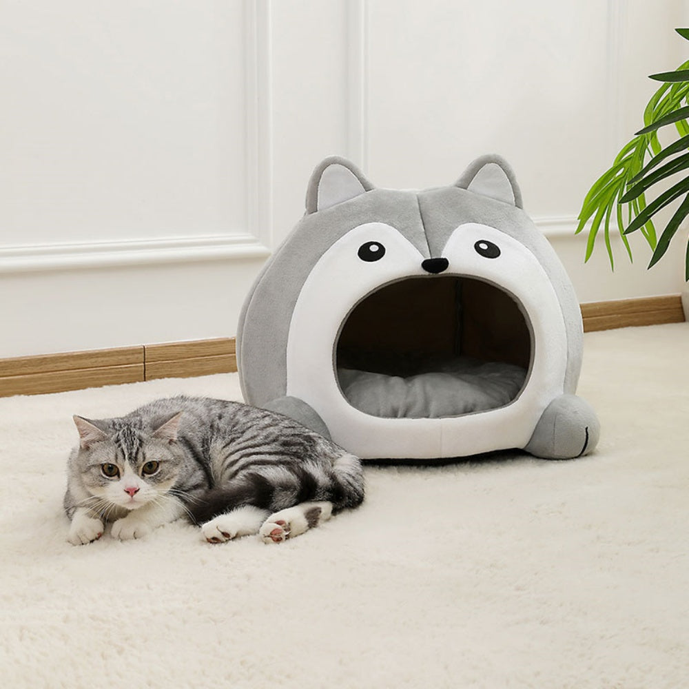 Soft Pet Basket Pet Bed for Cats and Small Dogs - The Grand Bazaar of Australia