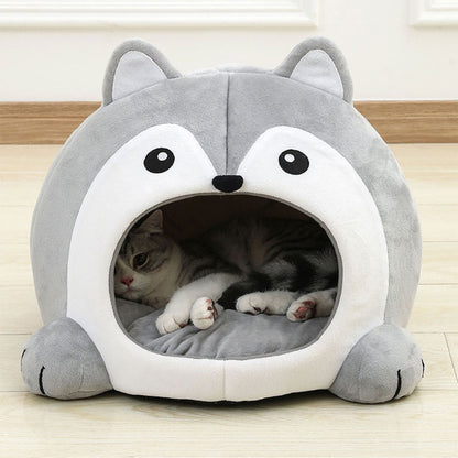 Soft Pet Basket Pet Bed for Cats and Small Dogs - The Grand Bazaar of Australia