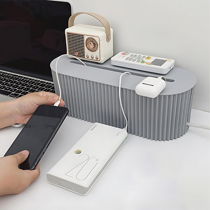 Nordic Plug Board Storage Box Cable Wire Organizer Case - The Grand Bazaar of Australia