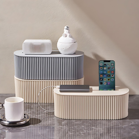 Nordic Plug Board Storage Box Cable Wire Organizer Case - The Grand Bazaar of Australia