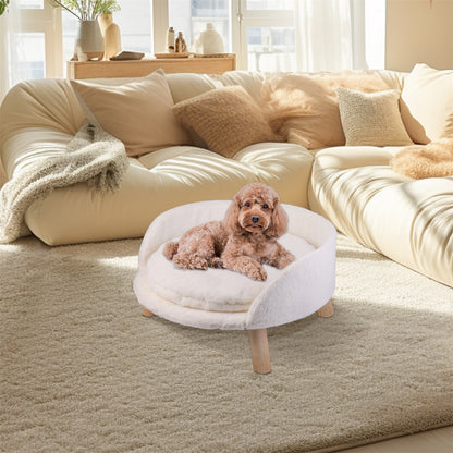 Pet Sofa Bed Raised Cat Chair with Removable Cushion - The Grand Bazaar of Australia