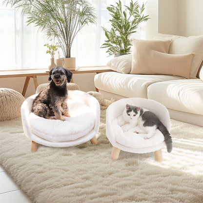 Pet Sofa Bed Raised Cat Chair with Removable Cushion - The Grand Bazaar of Australia