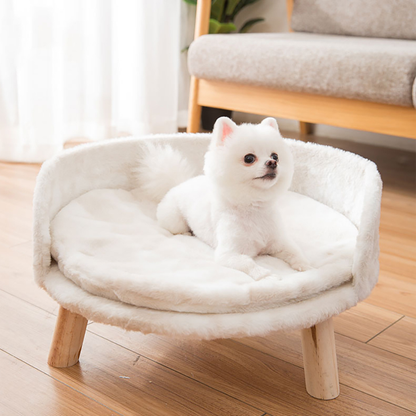 Pet Sofa Bed Raised Cat Chair with Removable Cushion - The Grand Bazaar of Australia