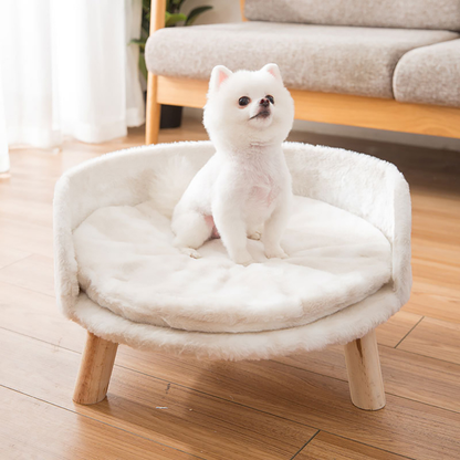 Plush Luxury Cat Bed with Cozy Cushion Pad - The Grand Bazaar of Australia