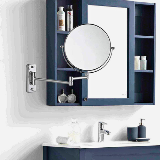 Double-Sided 5X/10X Magnifying Makeup Mirror with Swivel Arm for Optimal Viewing Angle - The Grand Bazaar of Australia