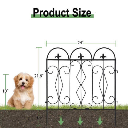 5pcs Outdoor Rustproof Landscape Border Folding Patio Fences - The Grand Bazaar of Australia