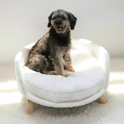 Pet Sofa Bed Raised Cat Chair with Removable Cushion - The Grand Bazaar of Australia