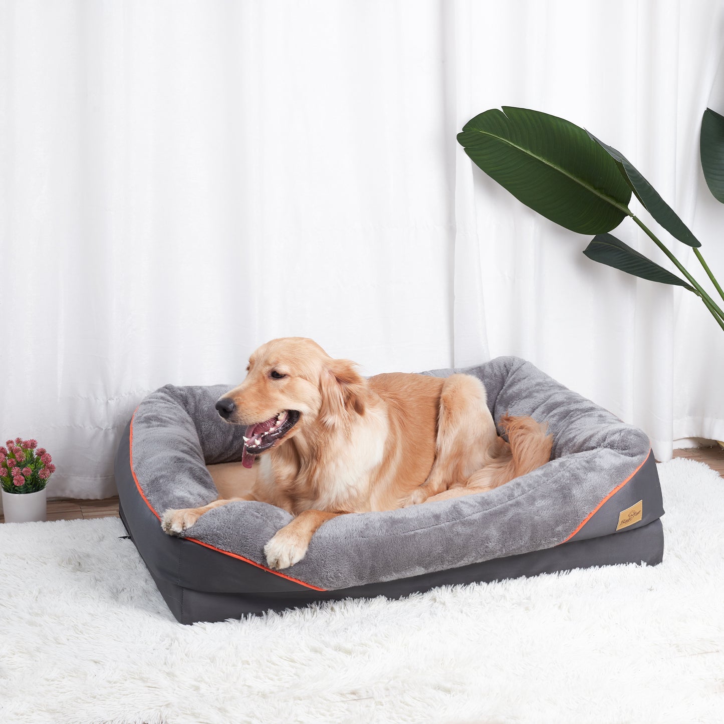 Jumbo Orthopedic Dog Bed Elevated Cushion Warm Waterproof Mattress - The Grand Bazaar of Australia