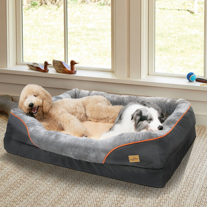 Jumbo Orthopedic Dog Bed Elevated Cushion Warm Waterproof Mattress - The Grand Bazaar of Australia