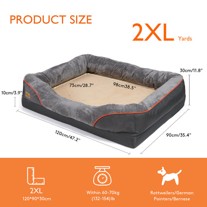 Jumbo Orthopedic Dog Bed Elevated Cushion Warm Waterproof Mattress - The Grand Bazaar of Australia