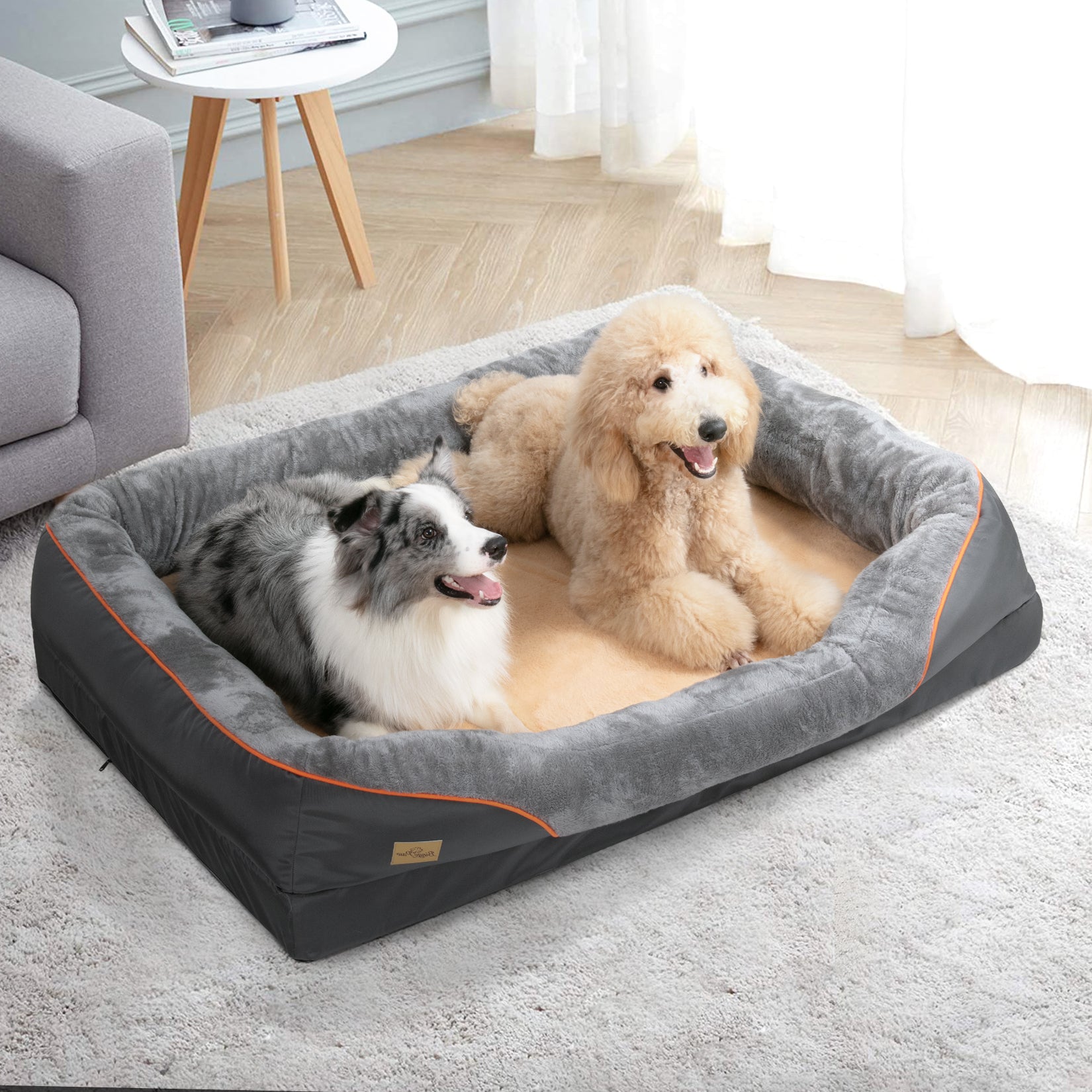 Jumbo Orthopedic Dog Bed Elevated Cushion Warm Waterproof Mattress - The Grand Bazaar of Australia