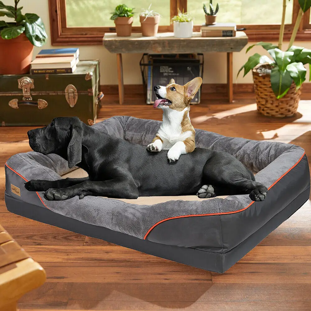 Jumbo Orthopedic Dog Bed Elevated Cushion Warm Waterproof Mattress - The Grand Bazaar of Australia