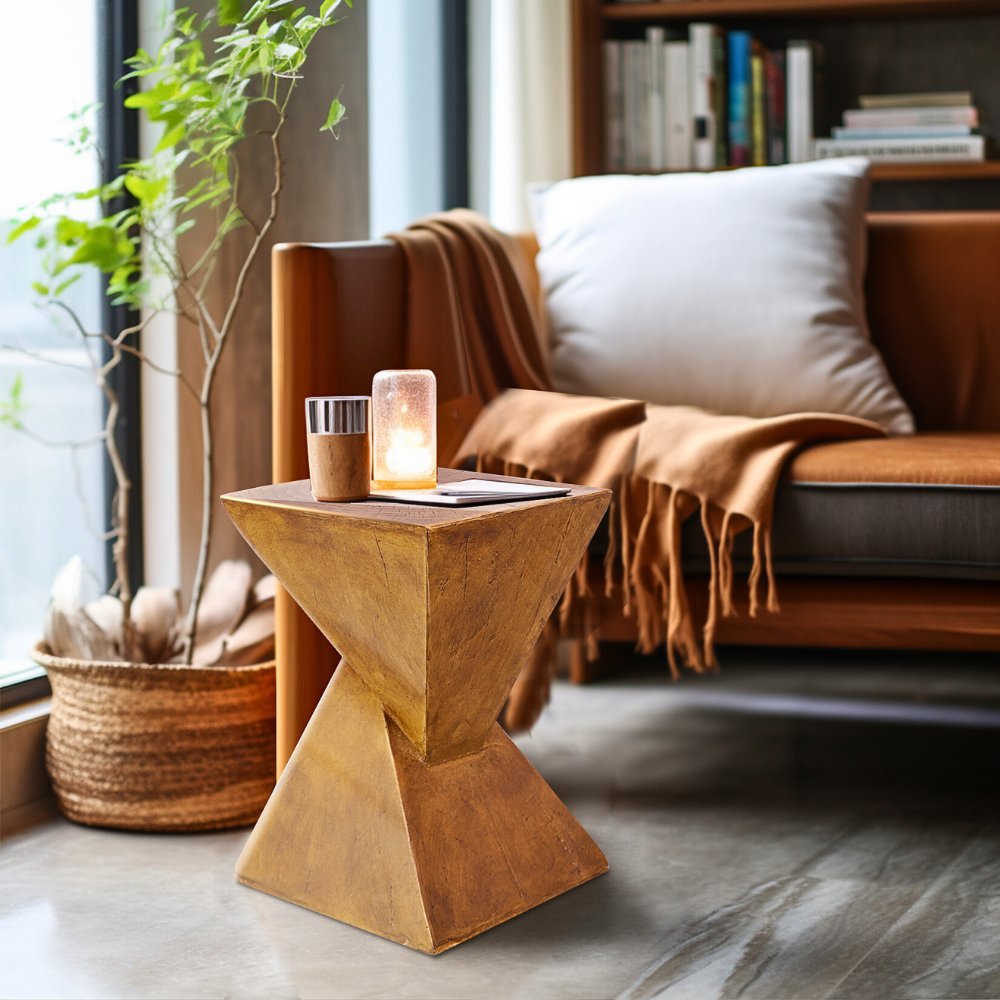 Concrete Accent Nordic Sofa Side End Table Pedestal - The Grand Bazaar of Australia
