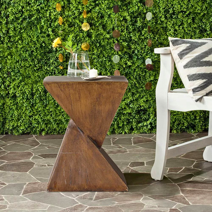 Concrete Accent Nordic Sofa Side End Table Pedestal - The Grand Bazaar of Australia