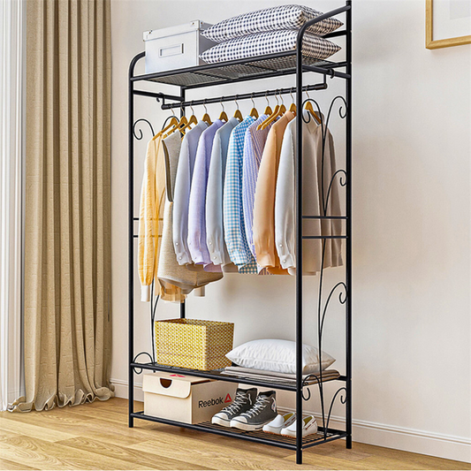 Heavy Duty Coat Clothes Rack Hanger Metal Garment Organizer - The Grand Bazaar of Australia